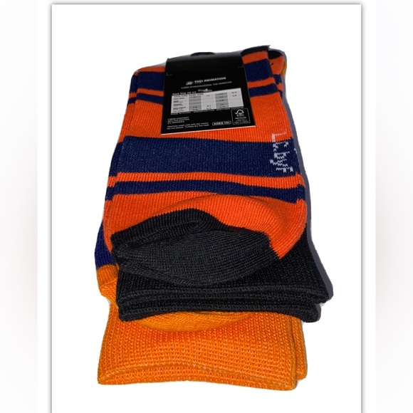 Dragonball Z Crew Socks 2 Pair Men 8-12 Blue Orange Black Goku & Gohan Anime NEW - Picture 11 of 12